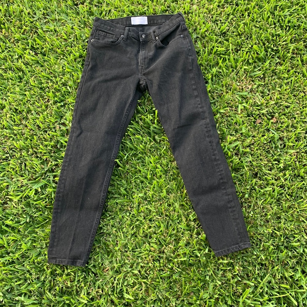 EVERLANE Black High Rise Ankle Jeans - Size 26